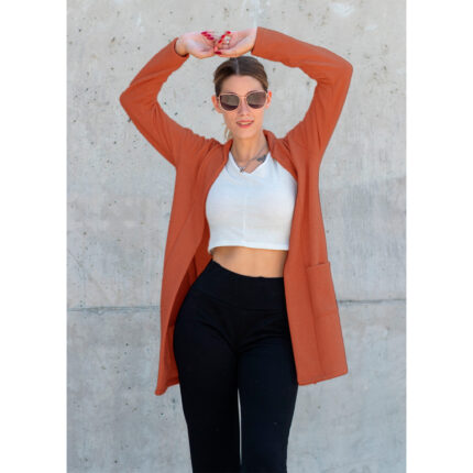 Saco Spolverino Lanilla Con Bolsillos - Image 4