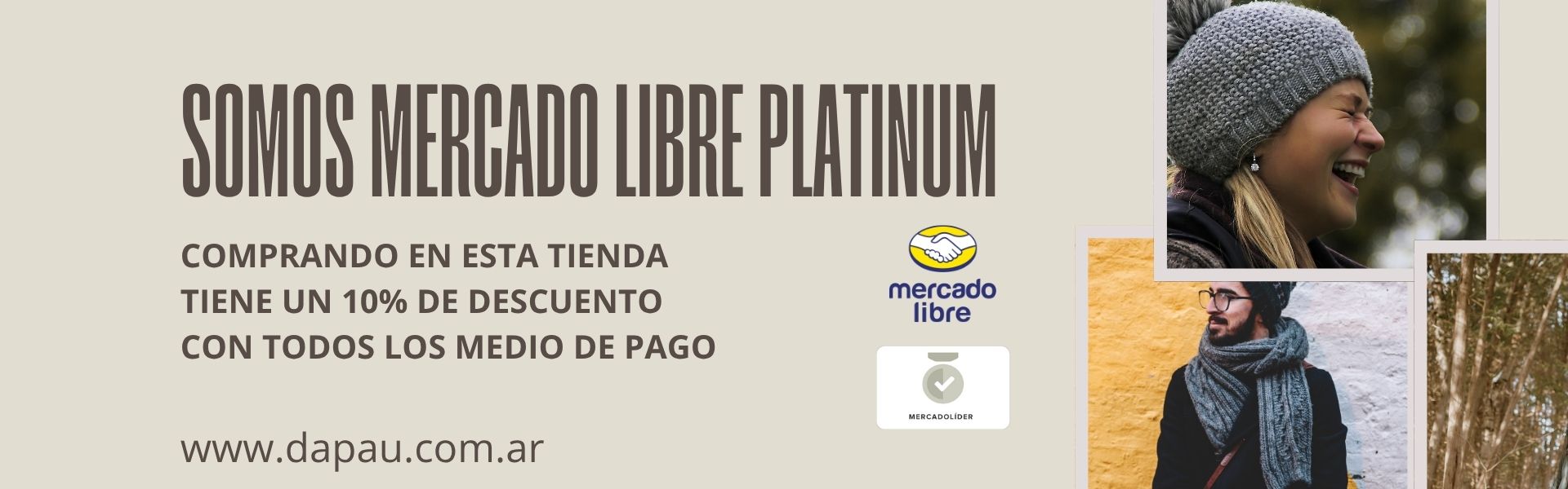 DAPAU Tienda Banner principal DAPAU Tienda