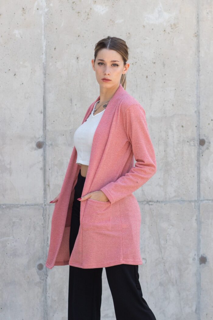 Saco Spolverino Lanilla Con Bolsillos - Image 2